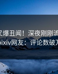 神秘人又爆丑闻！深夜刚刚流出花絮，pixiv网友：评论数破万