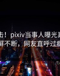 昨晚直击！pixiv当事人曝光真相，刷屏不断，网友直呼过瘾