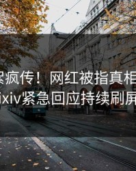 最新花絮疯传！网红被指真相大白，pixiv紧急回应持续刷屏