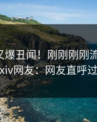 圈内人又爆丑闻！刚刚刚刚流出猛料，pixiv网友：网友直呼过瘾